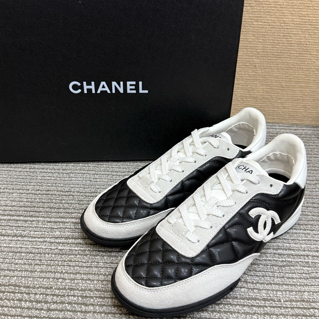 Chanel Women's Blackand White Sneakers